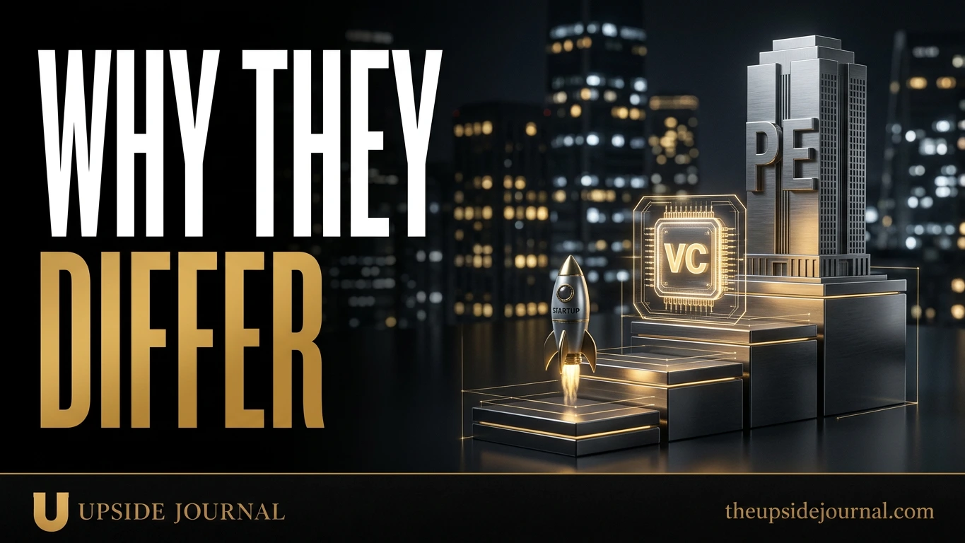 Venture Capital vs Private Equity: The Real Difference | Upside Journal